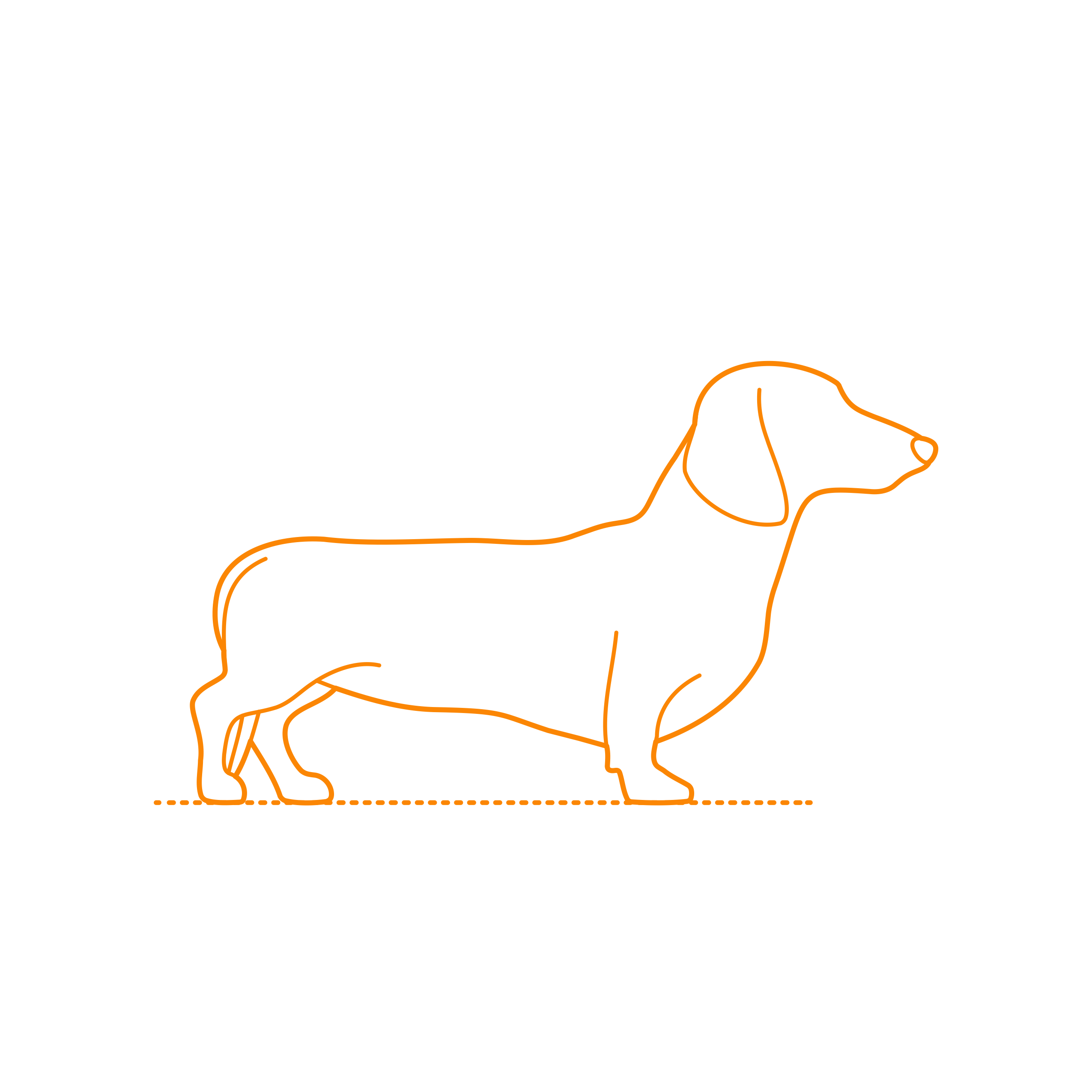Animals Dogs Dachshund Stencil Svg Vector Free Vectors